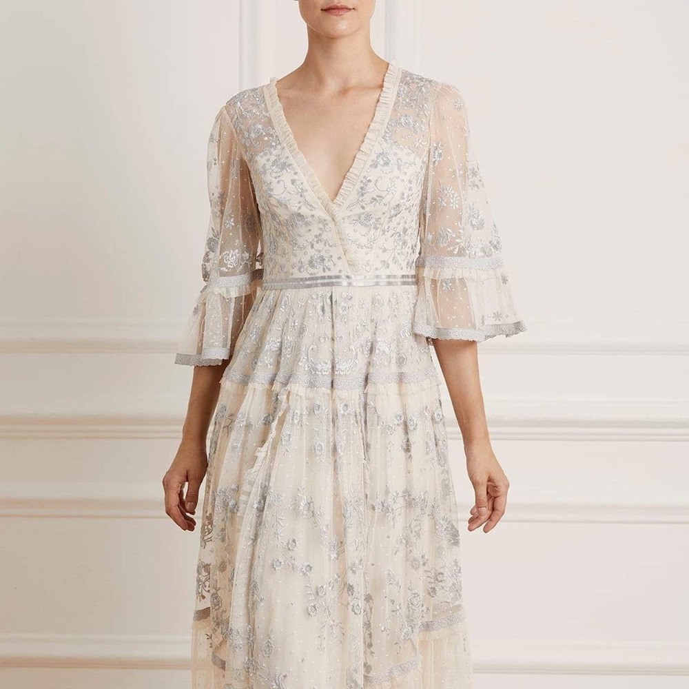 Needle & Thread Pennyflower wedding dress, US 4